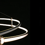 Люстра подвесная светодиодная Dаiana круглая варинант исполнения - 4 | Loft Concept в Москве