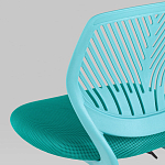 Яркий компьютерный стул Tropica Turquoise варинант исполнения - 6 | Loft Concept в Москве
