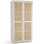 Шкаф с двумя дверцами из плетеного ротанга Tomio Wicker Furniture варинант исполнения - 2 | Loft Concept в Москве