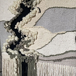 Панно ручная работа Черно-Белый Природный Орнамент  варинант исполнения - 1 | Loft Concept в Москве