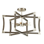 Подвесной светильник в форме фонаря серый Gray Eco Lantern варинант исполнения - 2 | Loft Concept в Москве