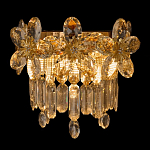 Бра с декоративными элементами в виде крупных хрустальных цветов Palace Gardens варинант исполнения - 2 | Loft Concept в Москве
