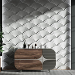 Гипсовая 3D Панель Aura варинант исполнения - 2 | Loft Concept в Москве