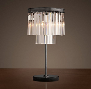 Настольная лампа RH 1920s Odeon Clear Glass Table Lamp