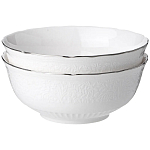 Обеденный сервиз белый из фарфора на 6 персон 23 предмета Garden Whisper Porcelain Set  варинант исполнения - 3 | Loft Concept в Москве