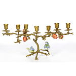 Бронзовый подсвечник на 7 свечей Eden Garden варинант исполнения - 4 | Loft Concept в Москве