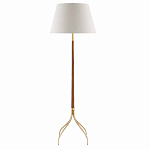 Торшер на изогнутых ножках с конусовидным тканевым абажуром Rotation варинант исполнения - 2 | Loft Concept в Москве
