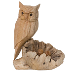 Статуэтка из дерева сова Animals of the World варинант исполнения - 4 | Loft Concept в Москве
