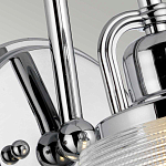 Бра с прозрачным рифленым плафоном в форме колокола Quoizel варинант исполнения - 3 | Loft Concept в Москве