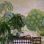 Обои ручная роспись Dandaka Glades Original colourway on painted Xuan paper варинант исполнения - 3 | Loft Concept в Москве