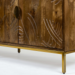 Широкая тумба с фактурным фасадом Termite варинант исполнения - 4 | Loft Concept в Москве