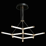 Люстра с геометрической конструкцией из вытянутых цилиндрических плафонов Hex Scaffold  варинант исполнения - 3 | Loft Concept в Москве