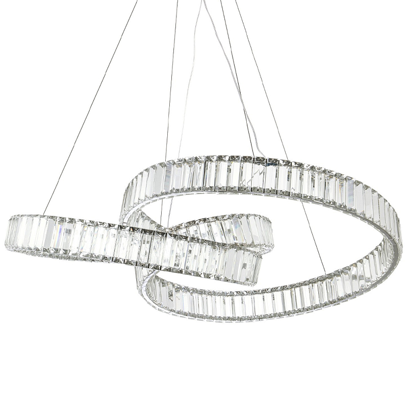          Ring Horizontal Oculus Chrome Light Chandelier     | Loft Concept 