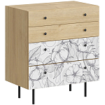 Комод с принтом на ящиках Elise Chest of Drawers варинант исполнения - 14 | Loft Concept в Москве