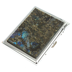 Портсигар на 10 сигарет с газовой зажигалкой из натурального камня Лабрадор Stone Cigarettes Cases варинант исполнения - 1 | Loft Concept в Москве