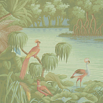 Обои ручная роспись Le Brésil Pastel варинант исполнения - 3 | Loft Concept в Москве