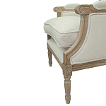 Кресло William Classical Armchair beige flax варинант исполнения - 4 | Loft Concept в Москве