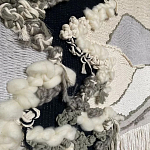 Панно ручная работа Черно-Белый Природный Орнамент  варинант исполнения - 3 | Loft Concept в Москве