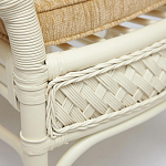 Комплект обеденный из ротанга Eloise grand white варинант исполнения - 11 | Loft Concept в Москве