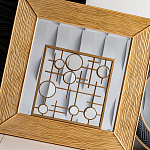 Зеркало квадратное в фактурной раме Pattern варинант исполнения - 5 | Loft Concept в Москве