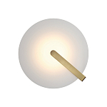 Потолочный светильник в форме плоского диска из белого матового стекла Eurofase варинант исполнения - 2 | Loft Concept в Москве