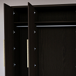 Большой Шкаф Primo Темный орех с 3 дверьми и 3 выдвижными ящиками варинант исполнения - 8 | Loft Concept в Москве