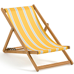 Шезлонг из акации и ткани Argentina варинант исполнения - 3 | Loft Concept в Москве