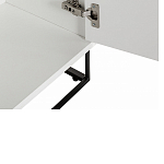 Стеллаж книжный белый с 3-мя открытыми полками и дверкой Strict Lines варинант исполнения - 4 | Loft Concept в Москве