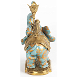 Фарфоровый подсвечник Слон с эмоцией Fluens варинант исполнения - 5 | Loft Concept в Москве