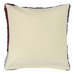 Чехол на подушку с рисунком серо-синего цвета Elan Textured варинант исполнения - 2 | Loft Concept в Москве