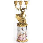 Фарфоровый подсвечник Лебедь с ангелом Asse варинант исполнения - 5 | Loft Concept в Москве