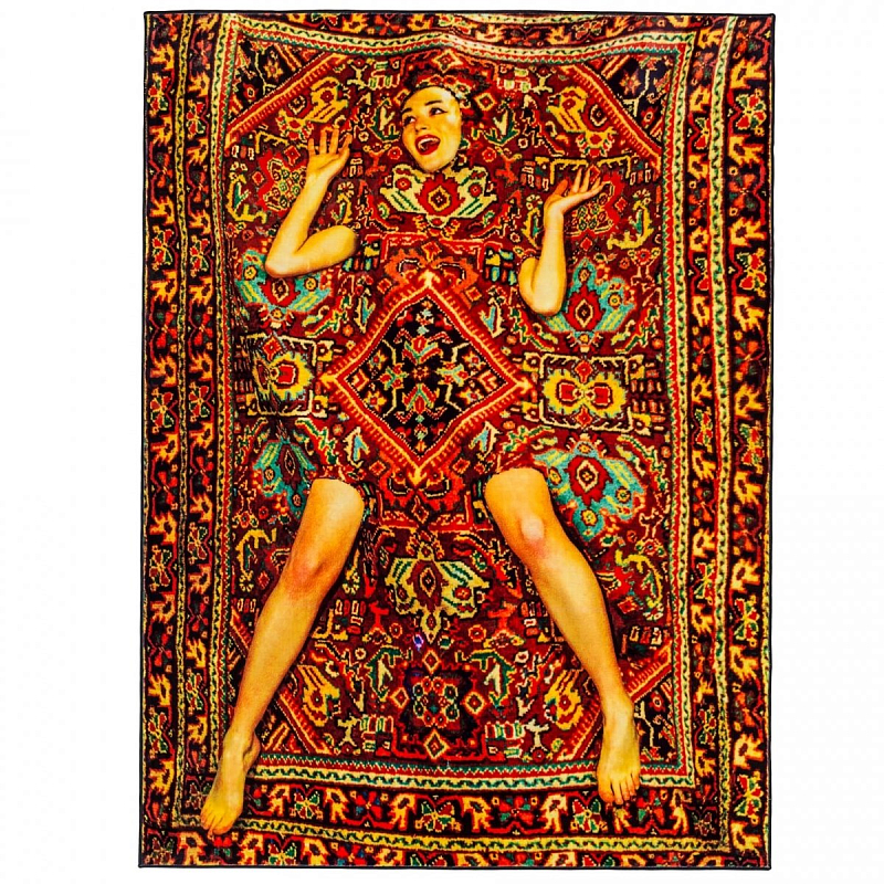  Seletti Rectangular Rug Lady on Carpet    | Loft Concept 