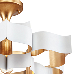 Люстра фигурная в сочетании белого и золотого цвета Shapes Inspired by Nature варинант исполнения - 1 | Loft Concept в Москве