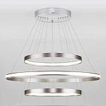 Люстра Light Ring Vertical Silver 5 колец серебро варинант исполнения - 4 | Loft Concept в Москве