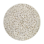 Приставной столик с рисунком из раковин устриц Bone Inlay варинант исполнения - 4 | Loft Concept в Москве