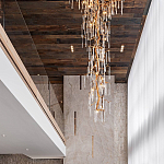 Люстра большая с прозрачными подвесками в форме капель Droplet Chandelier варинант исполнения - 2 | Loft Concept в Москве