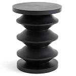 Фигурный приставной столик черного цвета AMORPHOUS варинант исполнения - 1 | Loft Concept в Москве