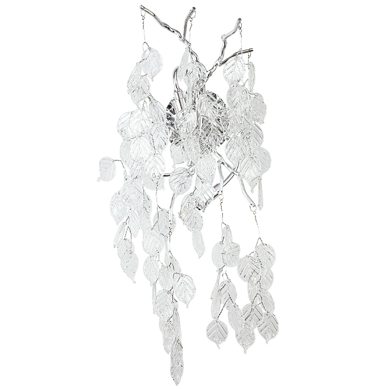       Fairytree Leaves Silver Wall Lamp     | Loft Concept 
