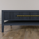 Кофейный стол Primo с двумя ящиками Черный дуб варинант исполнения - 3 | Loft Concept в Москве