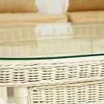 Комплект уличной мебели из ротанга Clara белый варинант исполнения - 11 | Loft Concept в Москве