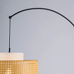 Торшер с декоративным поясом из плетеного бамбука Biuloggicu варинант исполнения - 3 | Loft Concept в Москве