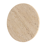 Бра с круглым плафоном из травертина Shaw Marble Lighting варинант исполнения - 4 | Loft Concept в Москве