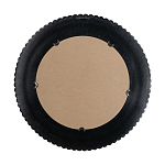 Зеркало круглое с текстурированным дизайном рамы Helios варинант исполнения - 3 | Loft Concept в Москве