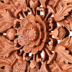 Панно из дерева квадратное Novala Panel With Trees варинант исполнения - 2 | Loft Concept в Москве