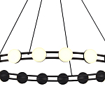 Люстра кольцевая с круглыми светодиодными источниками света Maxine Light варинант исполнения - 5 | Loft Concept в Москве