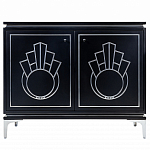 Черный комод в стиле арт-деко Luciano варинант исполнения - 1 | Loft Concept в Москве