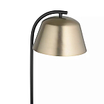 Торшер на изогнутом основании в сочетании черного и золотистого цвета Stable Base варинант исполнения - 2 | Loft Concept в Москве