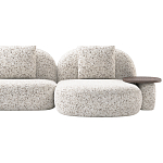 Модульный Диван Orus с кушеткой и столиком варинант исполнения - 5 | Loft Concept в Москве