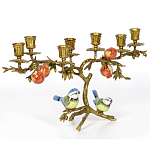 Бронзовый подсвечник на 7 свечей Eden Garden варинант исполнения - 2 | Loft Concept в Москве