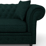 Мебельная ткань Шенилл темно-зеленый цвет 138 см T4-36 варинант исполнения - 8 | Loft Concept в Москве